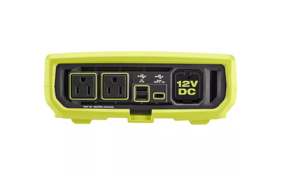 RYOBI ONE+ 18V 1000-Watt Max 12-Volt Automotive Power Inverter