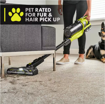 RYOBI ONE+ HP 18V Cordless Pet Stick Vacuum Cleaner (Tool Only)