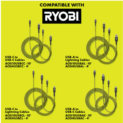 RYOBI 30 Watt USB Wall Charger