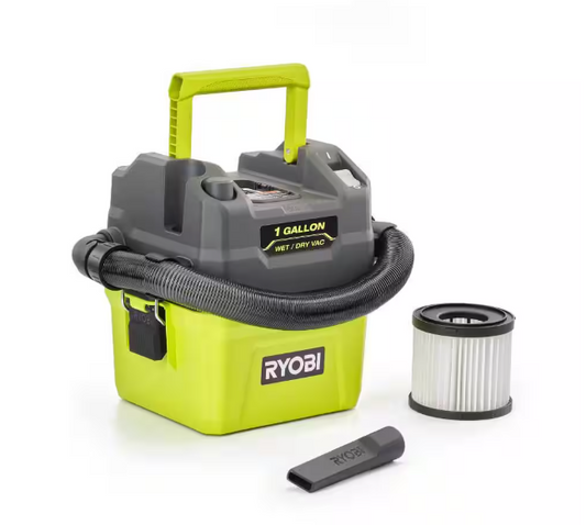 RYOBI ONE+ 18V Cordless 1 Gal. Wet/Dry Vacuum (Tool Only)