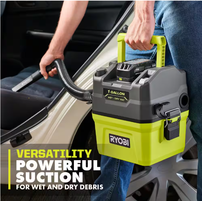 RYOBI ONE+ 18V Cordless 1 Gal. Wet/Dry Vacuum (Tool Only)
