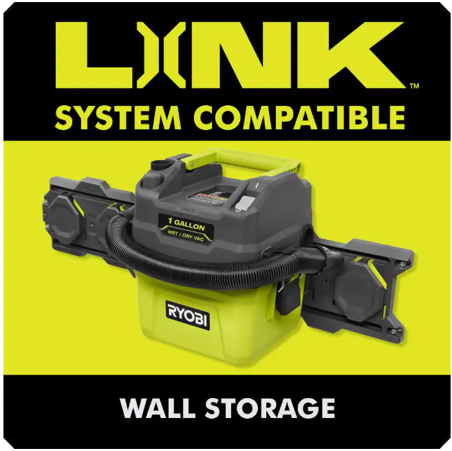 RYOBI ONE+ 18V Cordless 1 Gal. Wet/Dry Vacuum (Tool Only)