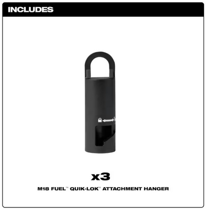 Milwaukee M18 FUEL QUIK-LOK Attachment Hook (3-Pack)