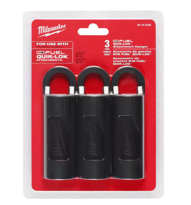 Milwaukee M18 FUEL QUIK-LOK Attachment Hook (3-Pack)