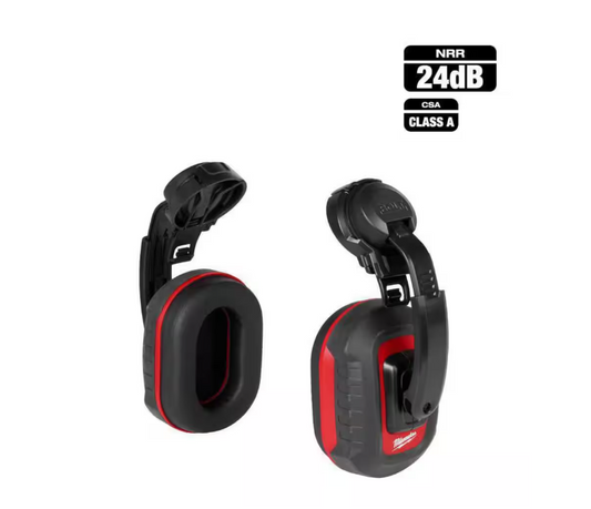Milwaukee BOLT Earmuffs with Noise Reduction Rating of 24 dB