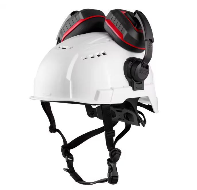Milwaukee BOLT Earmuffs with Noise Reduction Rating of 24 dB