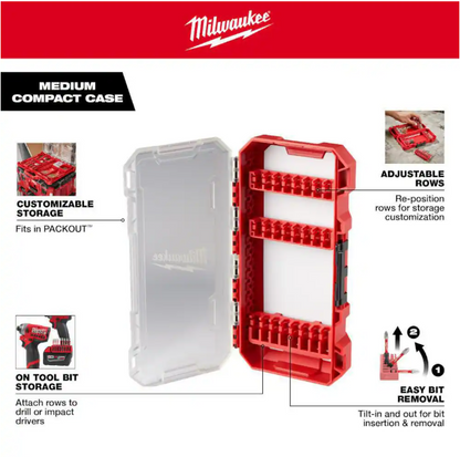 Milwaukee SHOCKWAVE Impact Duty Alloy Steel Screw Driver Bit Set (25-Piece)