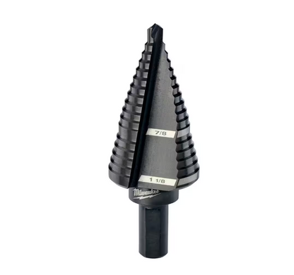 Milwaukee Black Oxide Step Drill Bit Set (10-Piece)