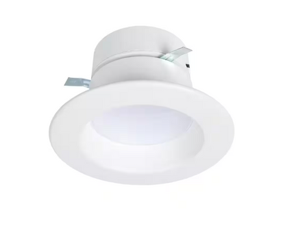 HALO RL4 Series 4-inch recessed LED retrofit module Selectable CCT and Lumens, Integrated LED Matte white