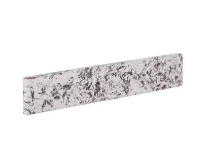Home Decorators Collection 21 in. W Cultured Marble Vanity Sidesplash in Bianco Antico