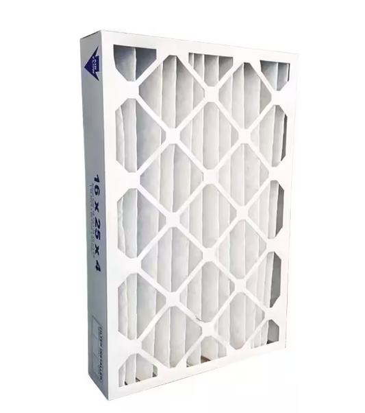 (Pack of 3)  HDX 16 in. x 25 in. x 4 in. Contractor Pleated Air Filter FPR 7, MERV 8