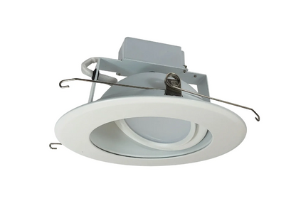 Nora Lighting NLCBC-66935XMPW 6 in. Cobalt LED Retrofit Adjustable, Matte Powder White - 35K