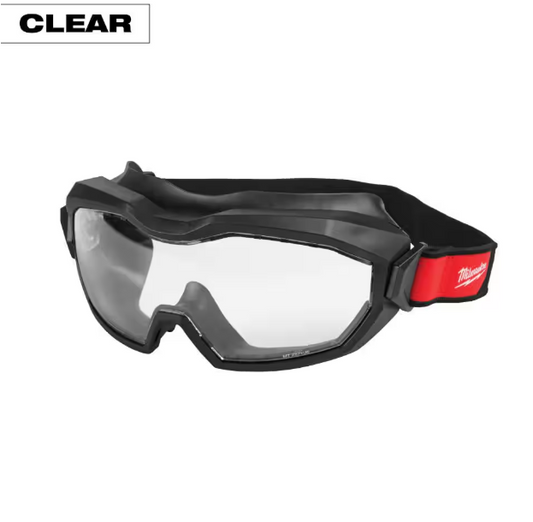 Milwaukee Clear Dual Coat Len's Vented Goggles