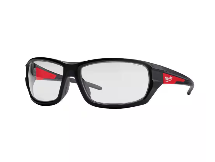 Milwaukee Performance Safety Glasses with Clear Fog-Free Lenses