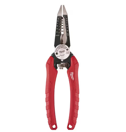 Milwaukee 7.75 in. Combination Electricians 6-in-1 Wire Stripper/Cutter Pliers