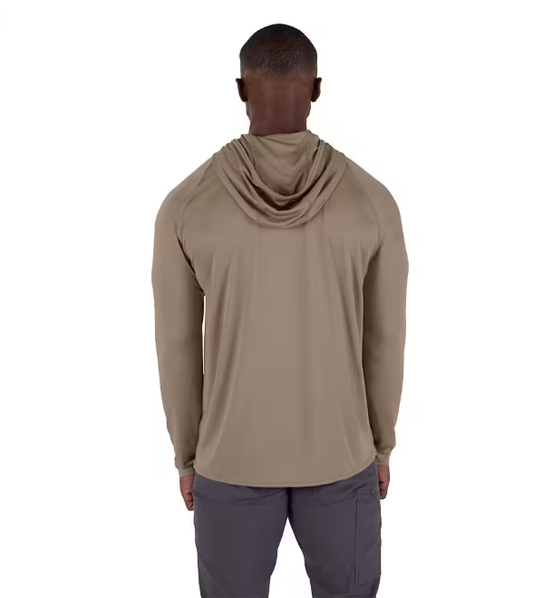 Milwaukee Men's WORKSKIN Sandstone Large Hooded Sun Shirt