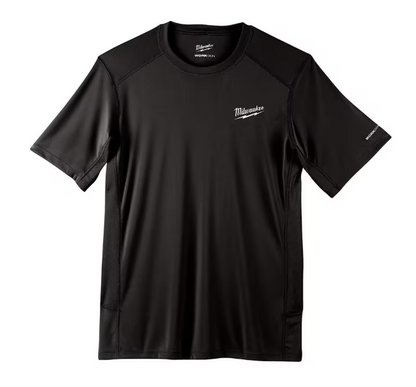 Milwaukee Men's WORKSKIN 2X-Large Black Lightweight Performance Short-Sleeve T-Shirt