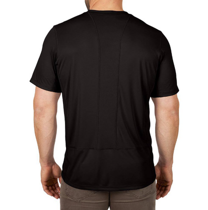 Milwaukee Men's WORKSKIN 2X-Large Black Lightweight Performance Short-Sleeve T-Shirt