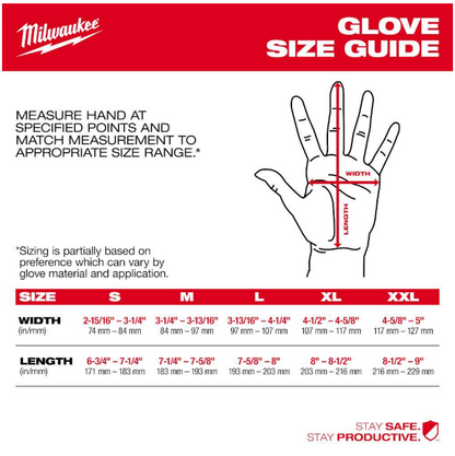 Milwaukee Large Red Nitrile Level 1 Cut Resistant Dipped Work Gloves (4-Pack)