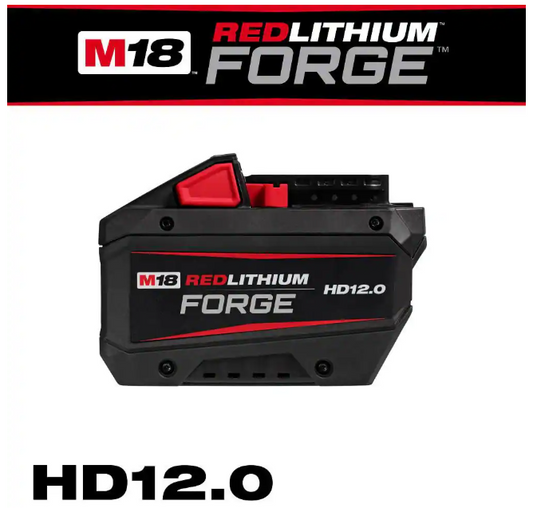 Milwaukee M18 18V Lithium-Ion REDLITHIUM FORGE HD 12.0 Ah Battery Pack