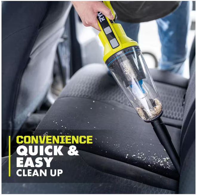 RYOBI ONE+ 18V Cordless Wet/Dry Hand Vacuum (Tool Only)