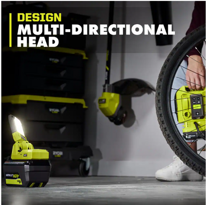 RYOBI 40V Cordless Battery Topper LED Work Light (Tool Only)