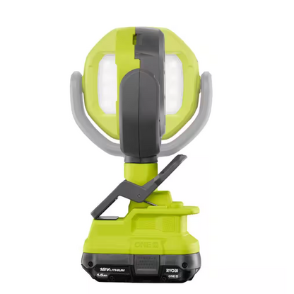 RYOBI ONE+ 18V Cordless LED Clamp Light Kit with 1.5 Ah Battery and Charger