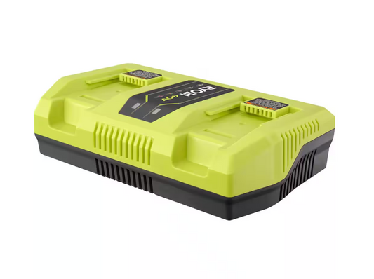 RYOBI 40-Volt Lithium Ion Dual Port Rapid Charger