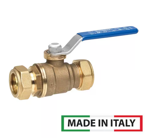 Everbilt 3/4 in. COMP x 3/4 in. COMP Standard Port Lead Free Brass Ball Valve