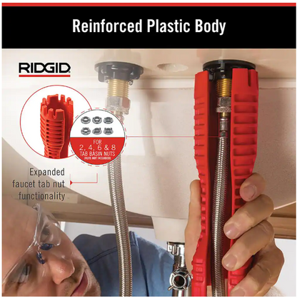 RIDGID EZ Change Plumbing Wrench Faucet Installation and Removal Tool