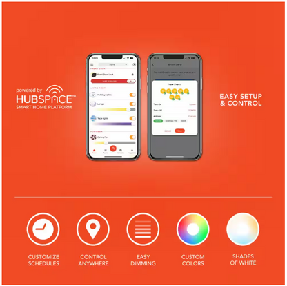 Commercial Electric 80 /110 CFM Ceiling Mount Room Side Installation Smart Bathroom Exhaust Fan and Bluetooth Speaker Powered by Hubspace