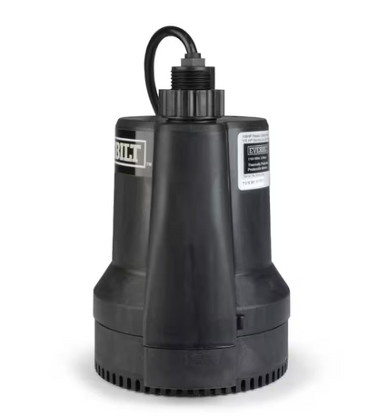 Everbilt 1/6 HP Plastic Submersible Utility Pump