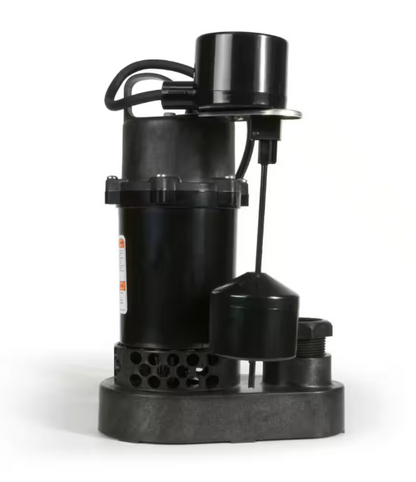 Everbilt 1/3 HP Aluminum Submersible Sump Pump Vertical Switch