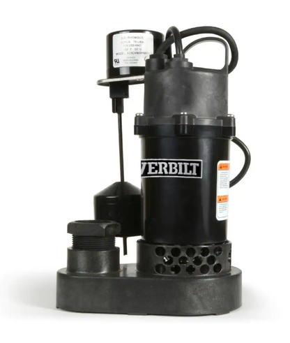 Everbilt 1/3 HP Aluminum Submersible Sump Pump Vertical Switch