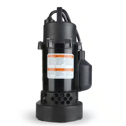 Everbilt 1/4 HP Aluminum Submersible Sump Pump Tether Switch