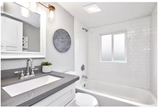 ReVent 80 CFM Ceiling/Wall Mount Easy Roomside Installation Bathroom/Bath Exhaust Fan with Adjustable LED Lighting, ENERGY STAR