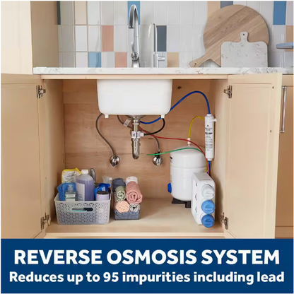 GE Under Sink 5 Stage Premium Reverse Osmosis Water Filtration System