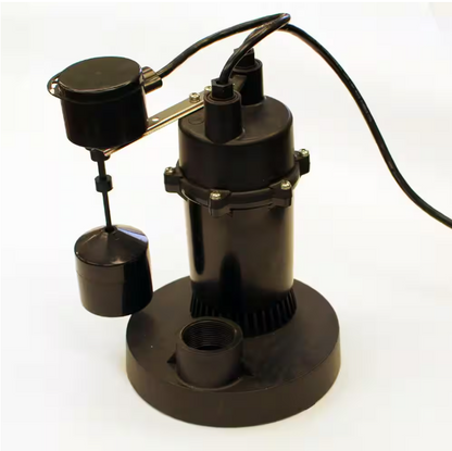 Everbilt 1/4 HP Pre-Plumbed Sink Tray System Sump Pump