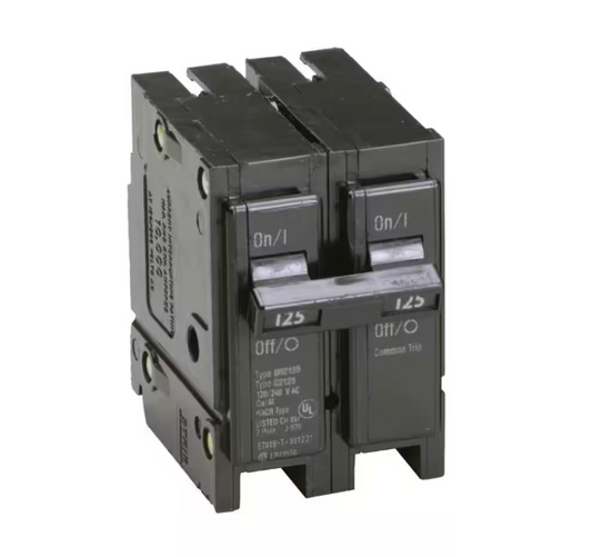 Eaton BR 125 Amp 120/240 Volts 2-Pole Circuit Breaker