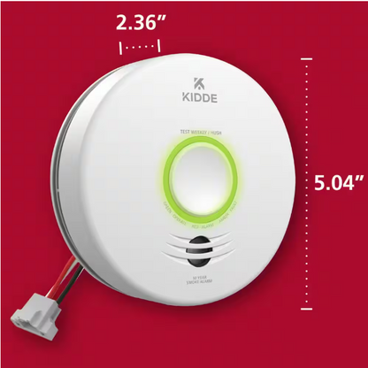 Kidde P4010ACS-WF Smoke Alarm with WiFi Smart Features and Voice Alerts (5-Pack)