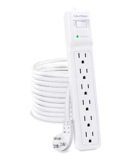 CyberPower 25 ft. Cord 6-Outlet B625 Surge Protector