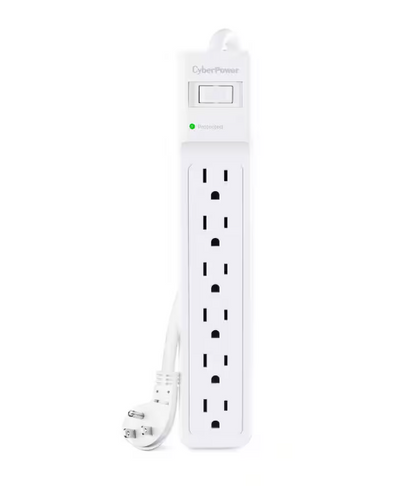 CyberPower 15 ft. 6-Outlet Cord 1500J Surge Protector