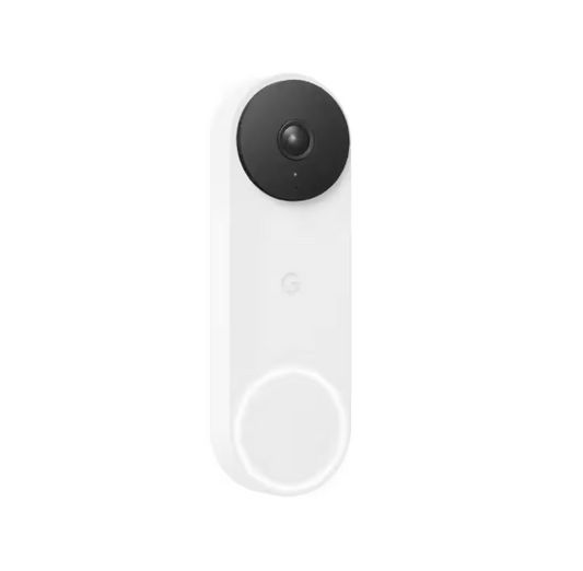 Google Nest Doorbell (Wired, 2nd Gen) - Snow