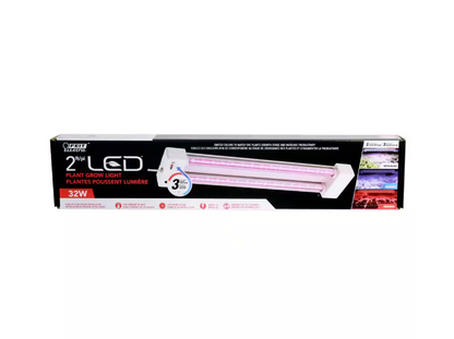 Feit Electric 2 ft. 32-Watt White LED 3 Adjustable Spectrum Linkable Plant Grow Light Fixture