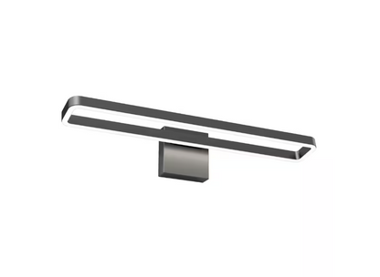 Artika Hinge 27 in. 1 Light Black Modern Integrated LED 3 CCT Vanity Light Bar for Bathroom