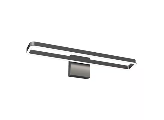 Artika Hinge 27 in. 1 Light Black Modern Integrated LED 3 CCT Vanity Light Bar for Bathroom