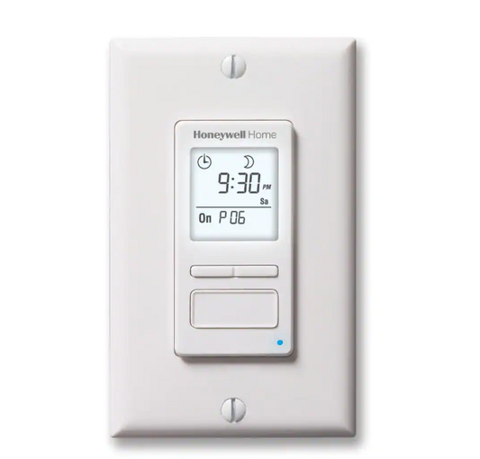 Honeywell Home 120-Volt 7-Day Programmable Indoor/Outdoor Motor and Light Switch Timer with Automatic Daylight Savings