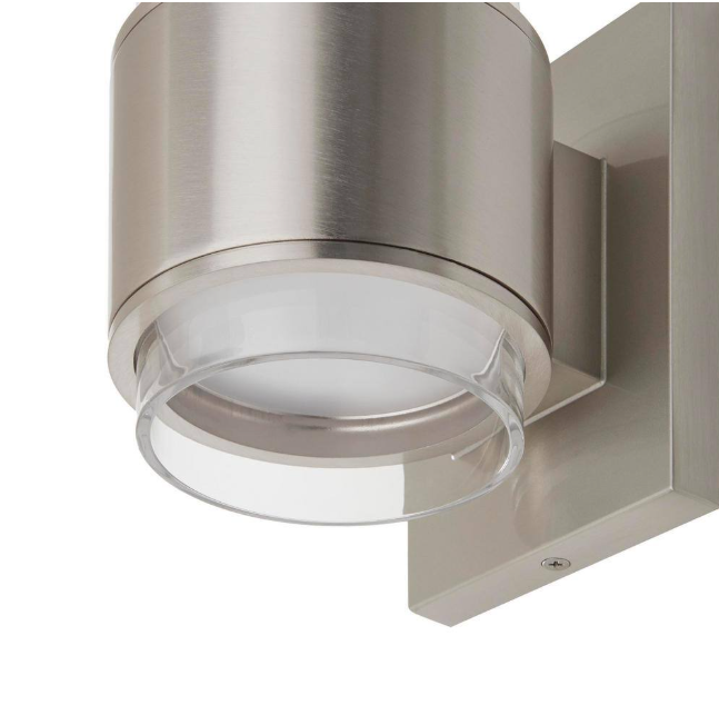 Home Decorators Collection Upton Brushed Nickel LED Sconce