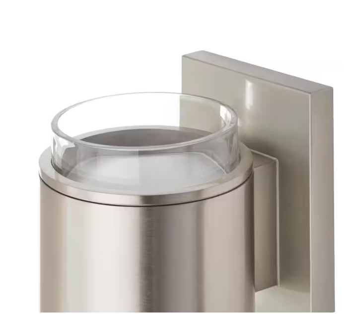 Home Decorators Collection Upton Brushed Nickel LED Sconce