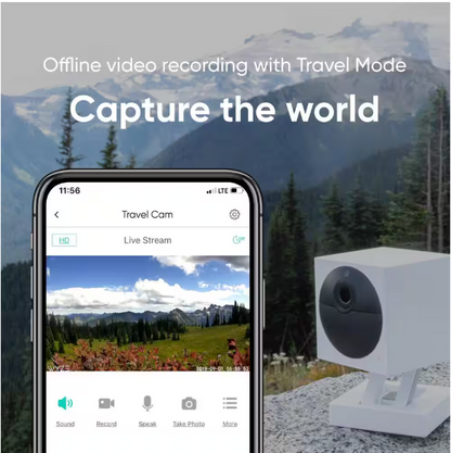 Wyze Wireless Outdoor Surveillance Home Security Camera v2, with Color Night Vision, Includes Base Station